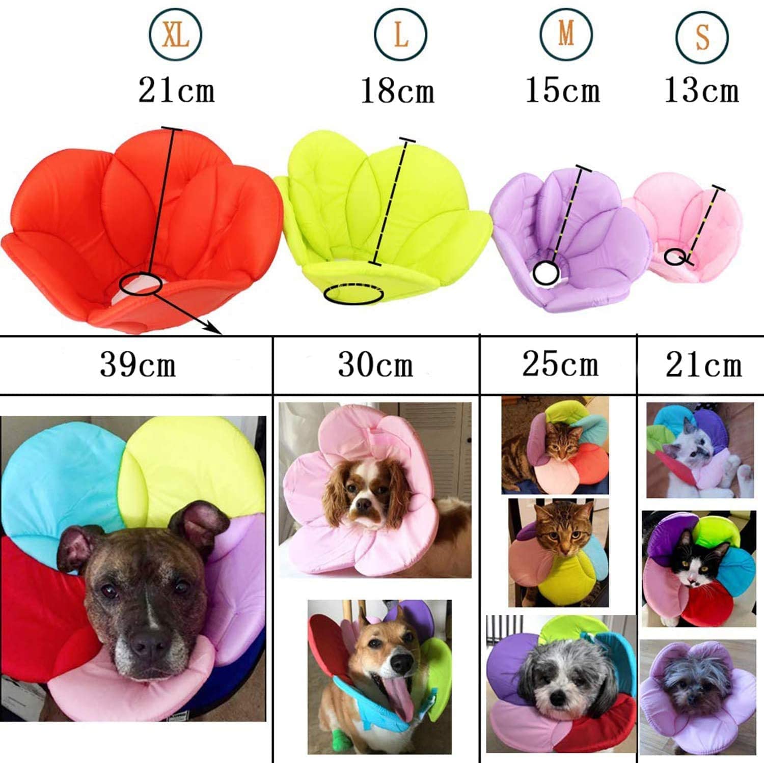 Amazon | エリザベスカラー 猫用 犬用 兔用 柔らかい 可愛い 超軽量